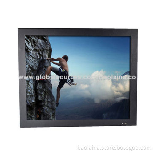 Metal Case 8-inch LCD Monitor with Capacitive Touch Panel, VGA and USB port